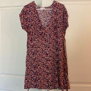 Floral, button up dress from Nordstrom